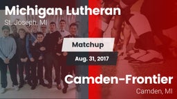 Matchup: Michigan Lutheran vs. Camden-Frontier  2017