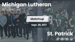 Matchup: Michigan Lutheran vs. St. Patrick  2017