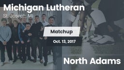 Matchup: Michigan Lutheran vs. North Adams  2017