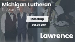 Matchup: Michigan Lutheran vs. Lawrence  2017