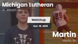Matchup: Michigan Lutheran vs. Martin  2019