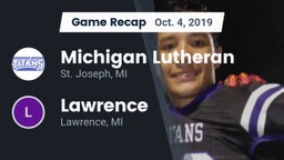 Recap: Michigan Lutheran  vs. Lawrence  2019