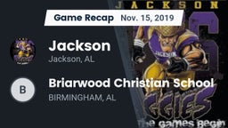 Recap: Jackson  vs. Briarwood Christian School 2019