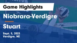 Niobrara-Verdigre  vs Stuart  Game Highlights - Sept. 5, 2023
