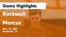 Rockwall  vs Marcus  Game Highlights - Nov. 22, 2021