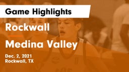 Rockwall  vs Medina Valley  Game Highlights - Dec. 2, 2021