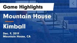 Mountain House  vs Kimball  Game Highlights - Dec. 9, 2019