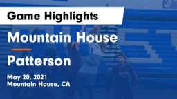 Mountain House  vs Patterson  Game Highlights - May 20, 2021