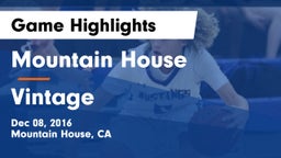 Mountain House  vs Vintage Game Highlights - Dec 08, 2016