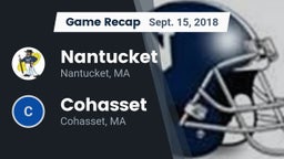 Recap: Nantucket  vs. Cohasset  2018
