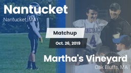 Matchup: Nantucket High vs. Martha's Vineyard  2019