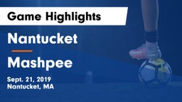 Nantucket  vs Mashpee  Game Highlights - Sept. 21, 2019