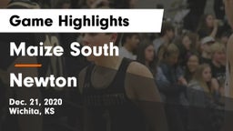 Maize South  vs Newton  Game Highlights - Dec. 21, 2020