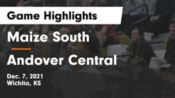 Maize South  vs Andover Central  Game Highlights - Dec. 7, 2021