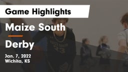 Maize South  vs Derby  Game Highlights - Jan. 7, 2022