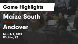 Maize South  vs Andover  Game Highlights - March 9, 2023