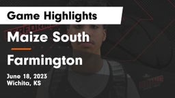 Maize South  vs Farmington  Game Highlights - June 18, 2023