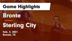 Bronte  vs Sterling City  Game Highlights - Feb. 2, 2021
