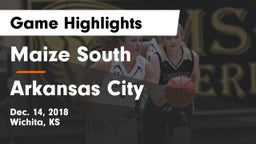 Maize South  vs Arkansas City  Game Highlights - Dec. 14, 2018