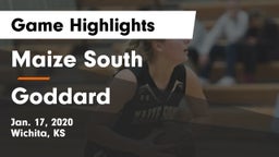 Maize South  vs Goddard  Game Highlights - Jan. 17, 2020