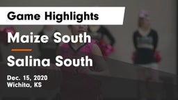 Maize South  vs Salina South  Game Highlights - Dec. 15, 2020