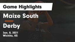 Maize South  vs Derby  Game Highlights - Jan. 8, 2021