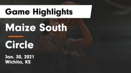 Maize South  vs Circle  Game Highlights - Jan. 30, 2021