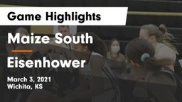 Maize South  vs Eisenhower  Game Highlights - March 3, 2021