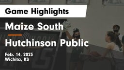 Maize South  vs Hutchinson Public  Game Highlights - Feb. 14, 2023