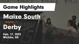 Maize South  vs Derby  Game Highlights - Feb. 17, 2023