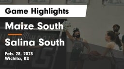 Maize South  vs Salina South  Game Highlights - Feb. 28, 2023