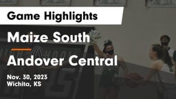 Maize South  vs Andover Central  Game Highlights - Nov. 30, 2023