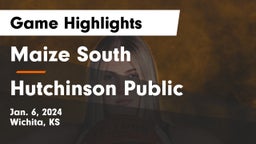 Maize South  vs Hutchinson Public  Game Highlights - Jan. 6, 2024