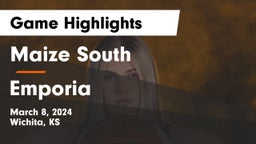 Maize South  vs Emporia  Game Highlights - March 8, 2024