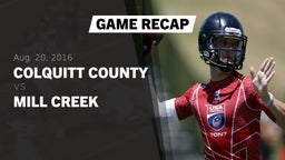 Recap: Colquitt County  vs. Mill Creek  2016