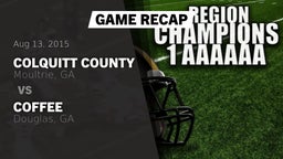 Recap: Colquitt County  vs. Coffee  2015