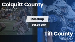 Matchup: Colquitt County vs. Tift County  2017