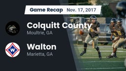 Recap: Colquitt County  vs. Walton  2017
