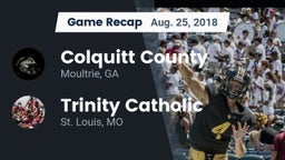Recap: Colquitt County  vs. Trinity Catholic  2018