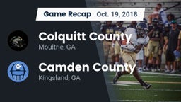 Recap: Colquitt County  vs. Camden County  2018