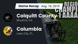 Recap: Colquitt County  vs. Columbia  2019