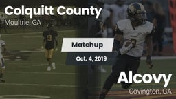 Matchup: Colquitt County vs. Alcovy  2019