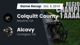 Recap: Colquitt County  vs. Alcovy  2019