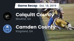 Recap: Colquitt County  vs. Camden County  2019