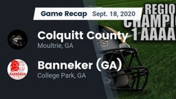 Recap: Colquitt County  vs. Banneker  (GA) 2020