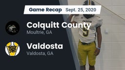 Recap: Colquitt County  vs. Valdosta  2020
