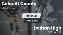 Matchup: Colquitt County vs. Dothan High 2020
