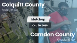 Matchup: Colquitt County vs. Camden County  2020