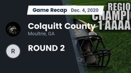 Recap: Colquitt County  vs. ROUND 2 2020