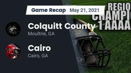 Recap: Colquitt County  vs. Cairo  2021